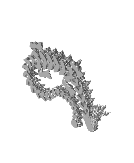 Shakaworld3D Finial Dragon V3.stl 3d model