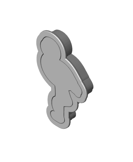 Flamingo Cookie Cutters and Stamps 3d model