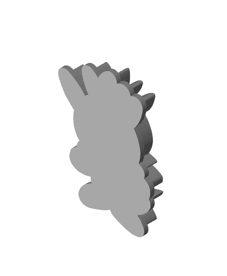 Pokemon Cookie Cutter - Chespin 3d model