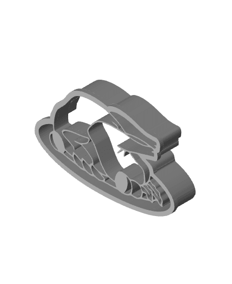 Dinner Cookie Cutter, Biscuit Cutter 3d model