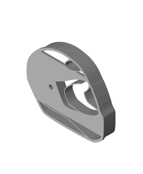 Helmet Cookie Cutter, Biscuit Cutter 3d model