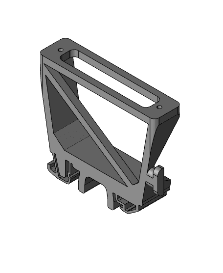 DB37 Din-Rail Mount/Braket 3d model