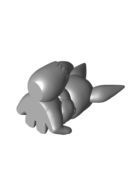 Eevee (Easy Print No Supports) 3d model