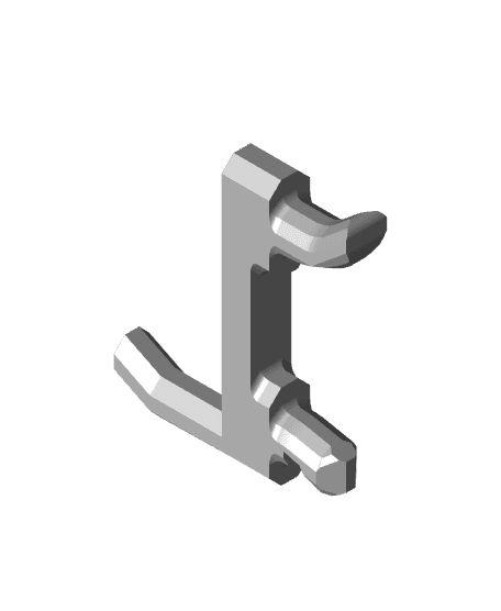 Multiboard Pegboard Hook Thin 3d model