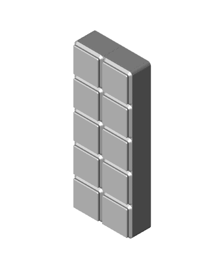 Gridfinity | Bin | Box | Assortment | 2 x 5 x 4 | WX9 WY1 3d model