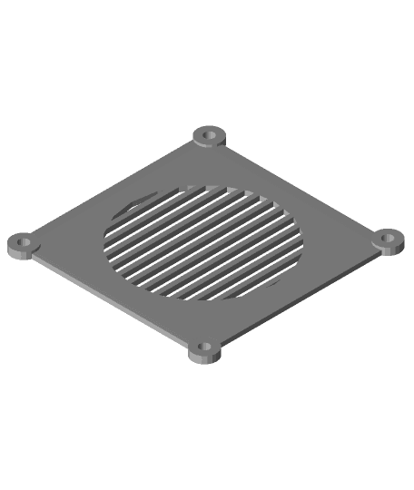 FHW: Singer Sewer 80mm fan guard (Please sing me the song of your people) 3d model