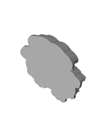 Pokemon Cookie Cutter - Venusaur 3d model