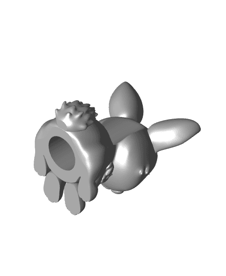 Easter egg with a bunny money giver 3d model