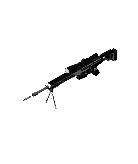 Sniper Rifle 3d model