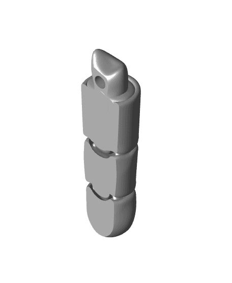 Zombie Finger & Keychain - Print in place - No Supports .3mf 3d model