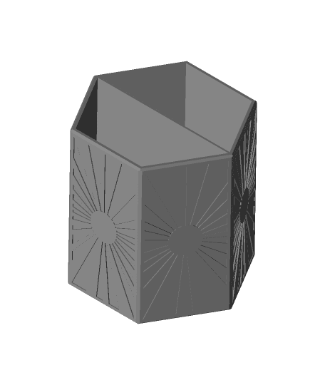Rising Sun Box  3d model