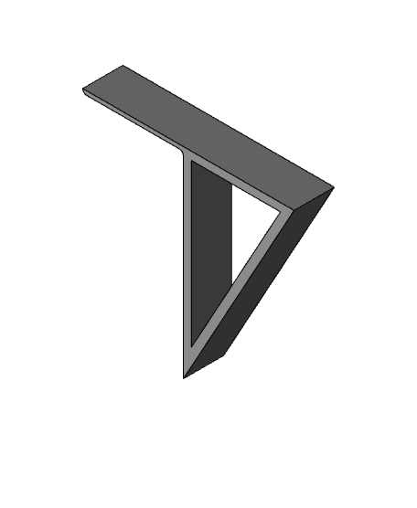 Triangle Bookend 3d model