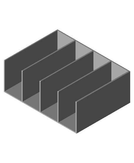 Mail organizer desktop letter sorter | Desk organization 3d model