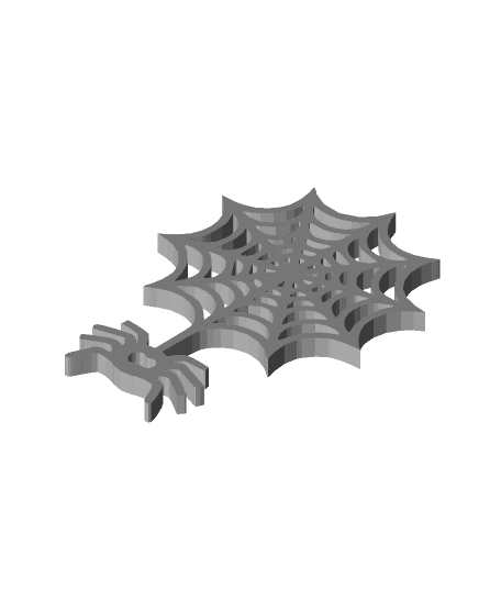 spider-web halloween 3d model