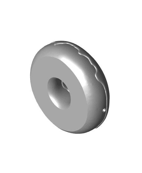 SURPRISED DONUT FUNNY FIGURE - MULTIPART MODEL 3d model