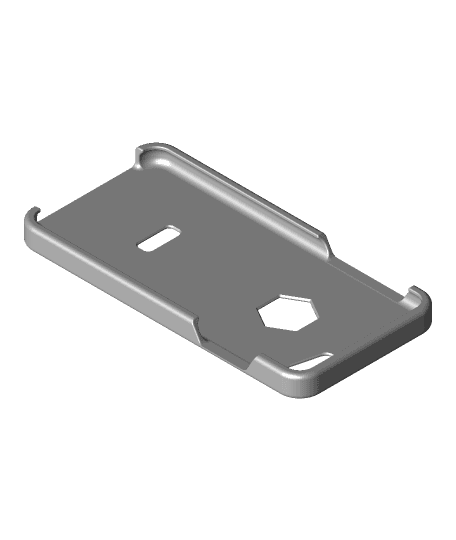 IPhone8 Case blank 3d model