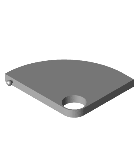 Creality K1C swing out tool tray 3d model