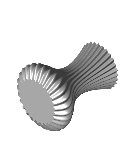 Ripple Effect Vase Planter 3d model