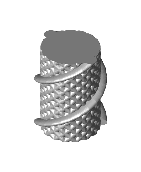 Double Helix on Octohelix vase.stl 3d model