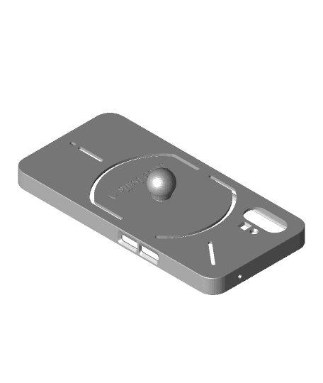 nothing phone with 17mm ball mount.stl 3d model