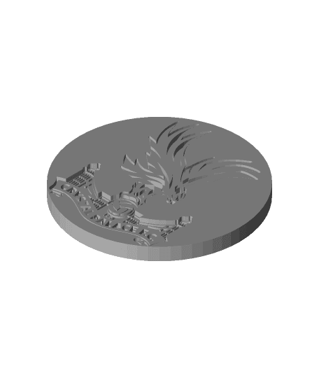 Crystal Palace FC coaster or plaque 3d model