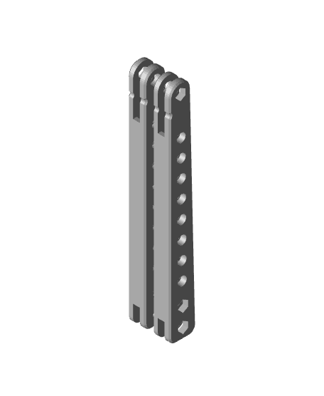 Modular Butterfly Knife 3d model