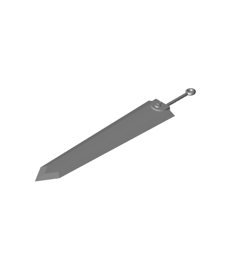 Berserk Sword Keychain 3d model