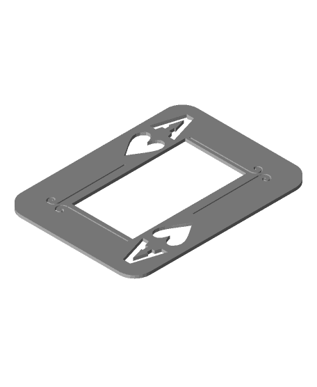 Playing Cards - Picture frames 3d model
