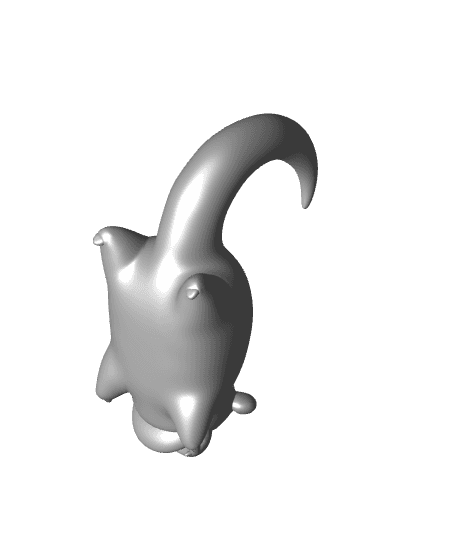 Pokemon Slowpoke #79 - Optimized for 3D Printing 3d model