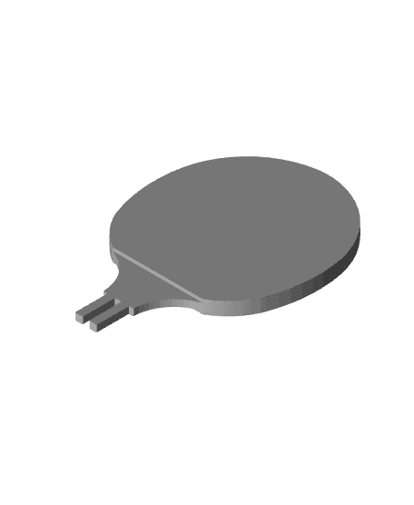 SILENT PING PONG PADDLE - AIRLESS INFILL DESIGN 3d model