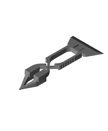  Scraper and Reverse Tweezers Combo 3d model