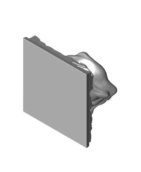 Wind Sculpted Stone Square Base Pack (4pcs) 3d model