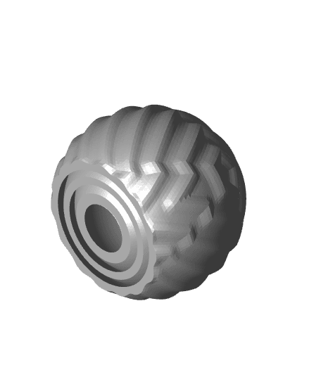 Fidget Orb Ball ( Wave Pattern ) 3d model