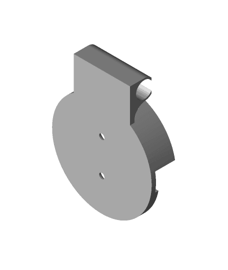 Chromecast Stand with 1/8" Audio Jack Holder 3d model