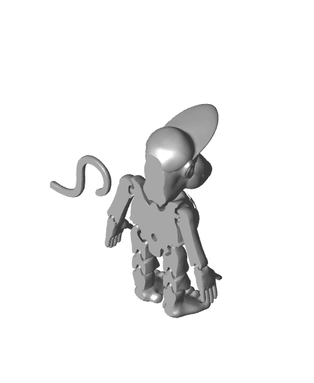 Flexi Print-in-Place Diddy Kong  3d model