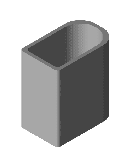 Toothpaste and brush holder 3d model