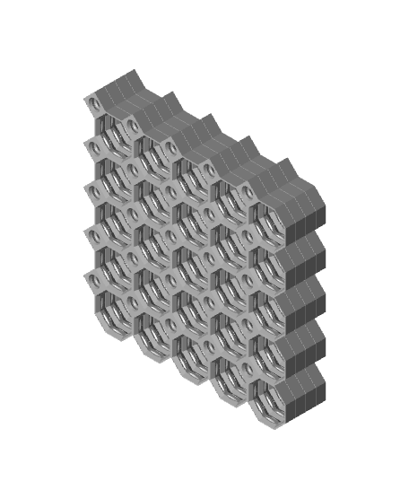 5x5 Multiboard Core Tile x4 Stack 3d model