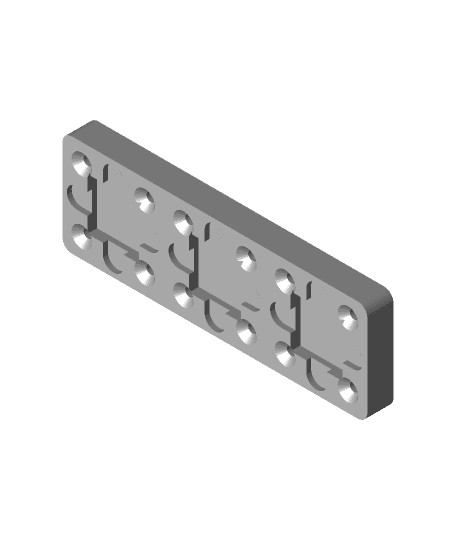 Weighted Baseplate 1x3.stl 3d model