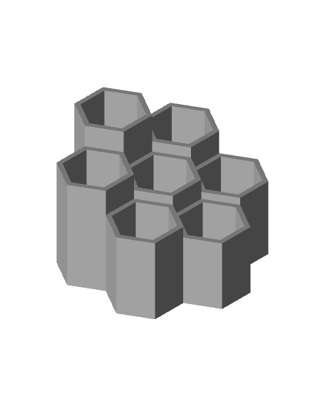 HONEYCOMB ORGANIZERS (13 DIFFERENT VERIONS!) 3d model