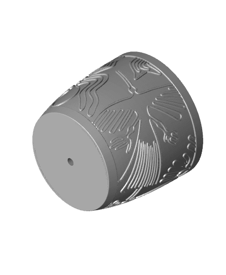 NAZCA LINES POT - ANCIENT PERUVIAN CULTURE DESIGN 3d model