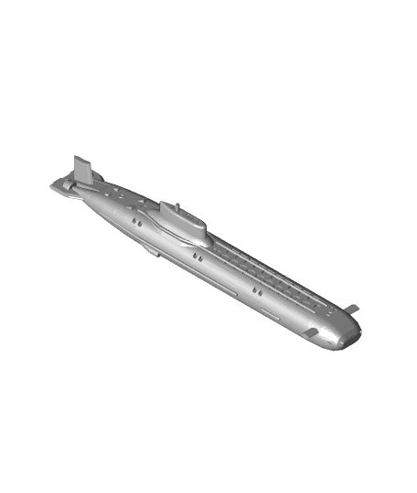 Typhoon  submarine  3d model