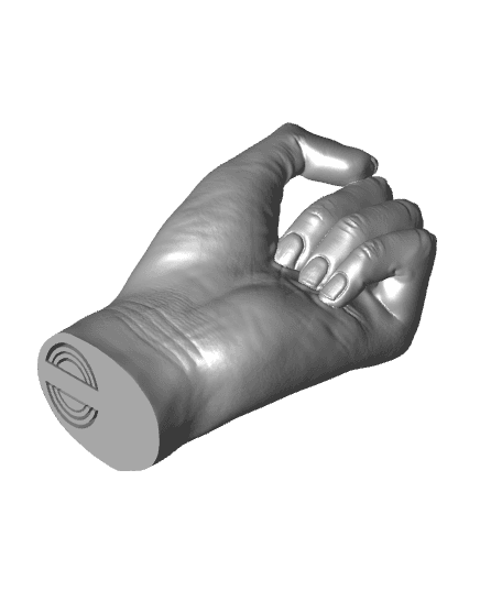 Collapsing Index Finger 3d model