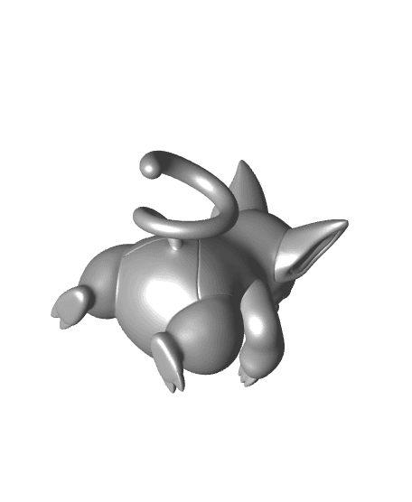 Pokemon Grumpig #326 - Optimized for 3D Printing 3d model