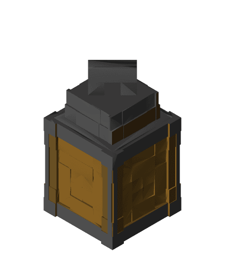 Minecraft Lantern lamp 3d model
