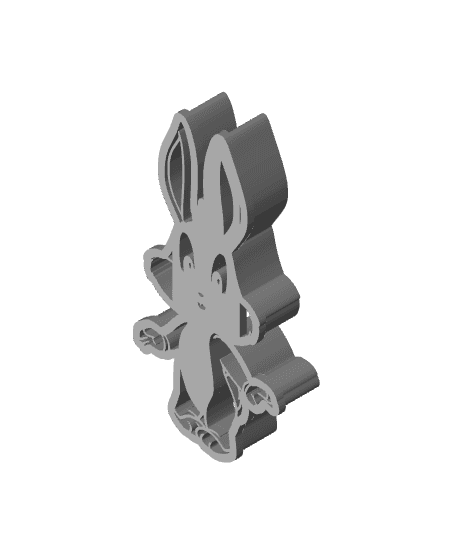 Bugs Bunny Cookie Cutter, Biscuit Cutter 3d model