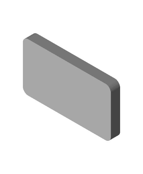 Insert for Standard Watercolor Metal Box - 33 wells - with Lid 3d model