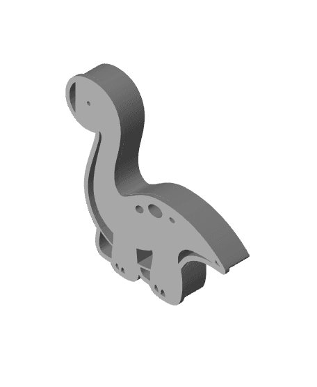 Baby Dinosaur Cookie Cutter, Biscuit Cutter 3d model