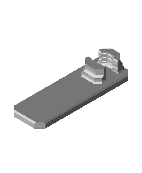 Single Snap (DS Part A) - Medium VHB Tape Mount 3d model