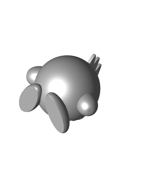 Kirby Bird - Multipart 3d model