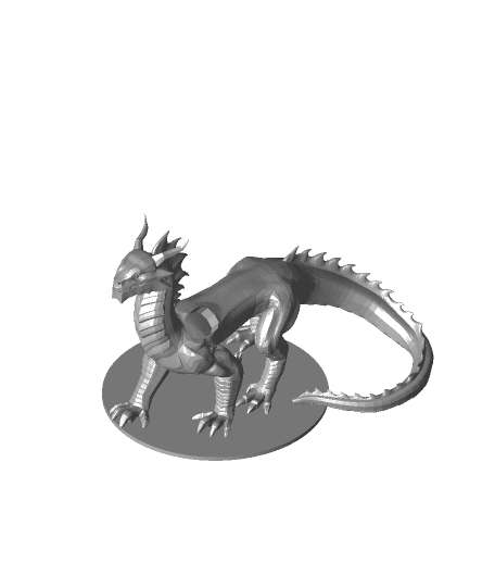 Steel Dragon 3d model